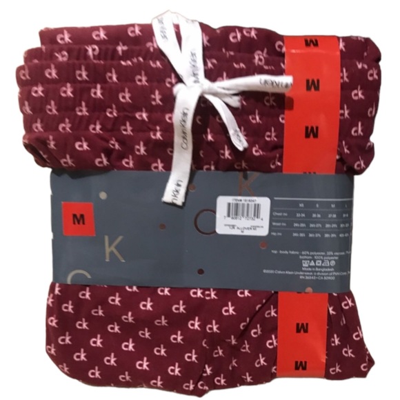 🆕🔥CALVIN KLEIN SUPER CUTE&STYLISH PJ SET/HENLEY LONGSLEEVE TOP&FLEECE PANTSNWT - Picture 3 of 6